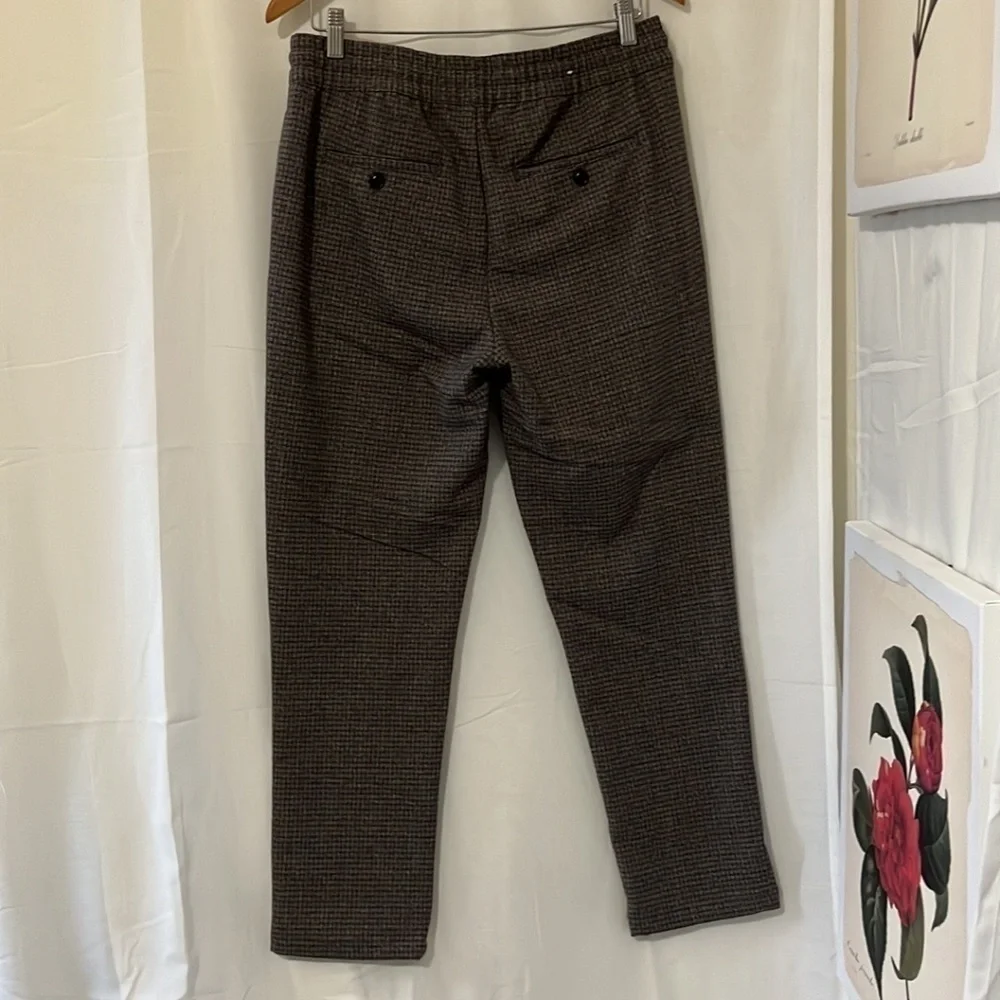 Zara Tweed Pattern Drawstring Pant